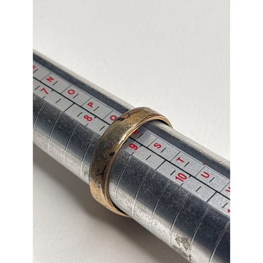 Vintage 10K Gold Filled Tigers Eye Ring Size 9 Oval Stone Classic Design