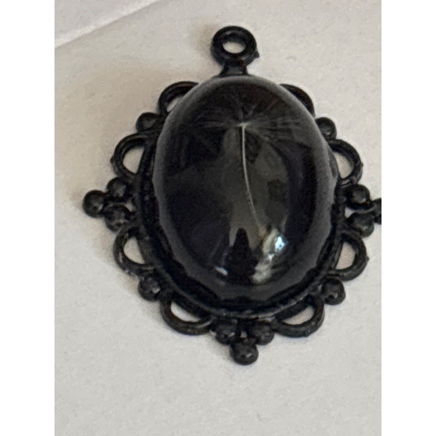 Single Dandelion Wish Necklace – High-Dome Resin Pendant, 18×25mm – Handcrafted in San Diego