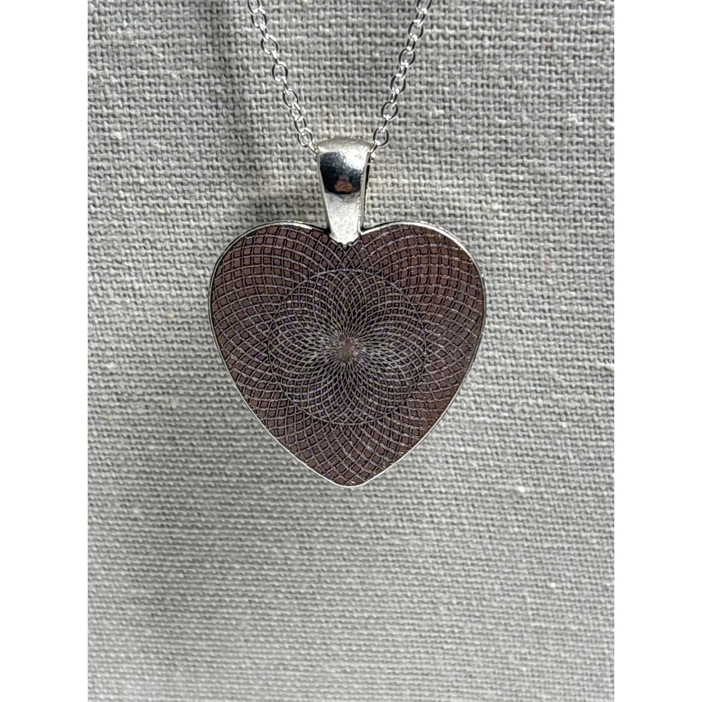 Heart-Shaped Resin Pendant Dandelion Seed Make a Wish Handmade in San Diego