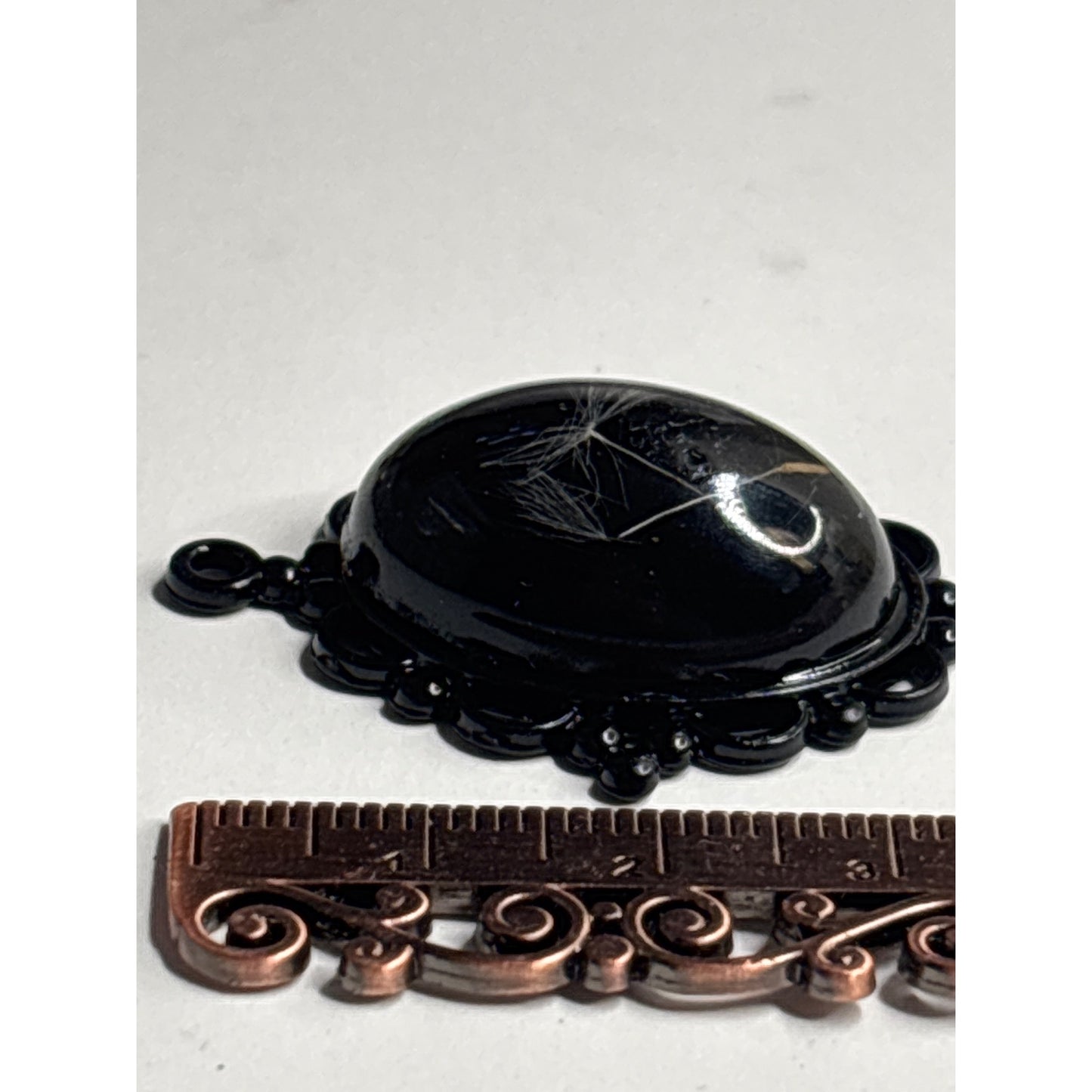 High Dome Dandelion Seed Pendant Necklace: Make a Wish, Handmade in San Diego