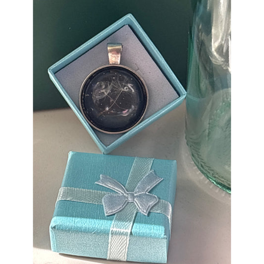 Make a Wish: Dandelion Seed Resin Pendant Handmade in San Diego