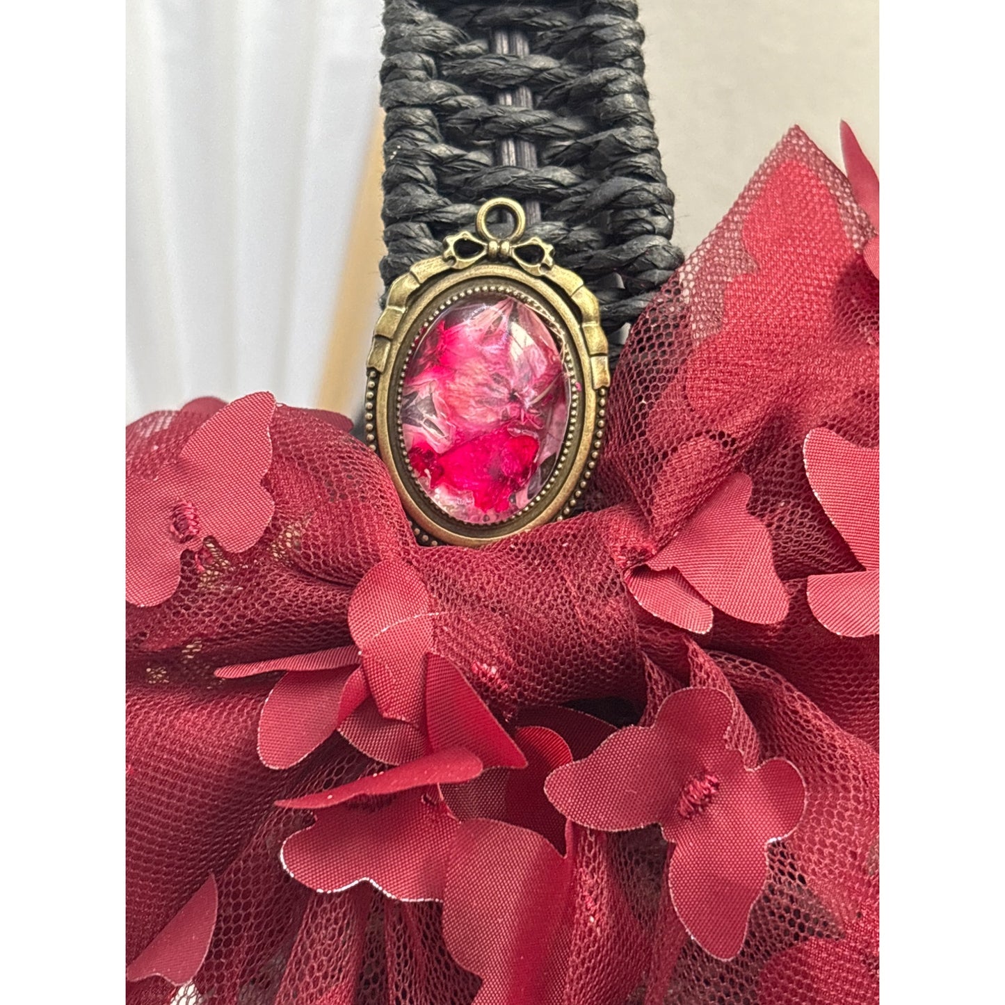 Custom Dried Flower Pendant – Wedding Bouquet Keepsake Jewelry – Personalized Botanical Pin or Pendant by Reimagined Memories