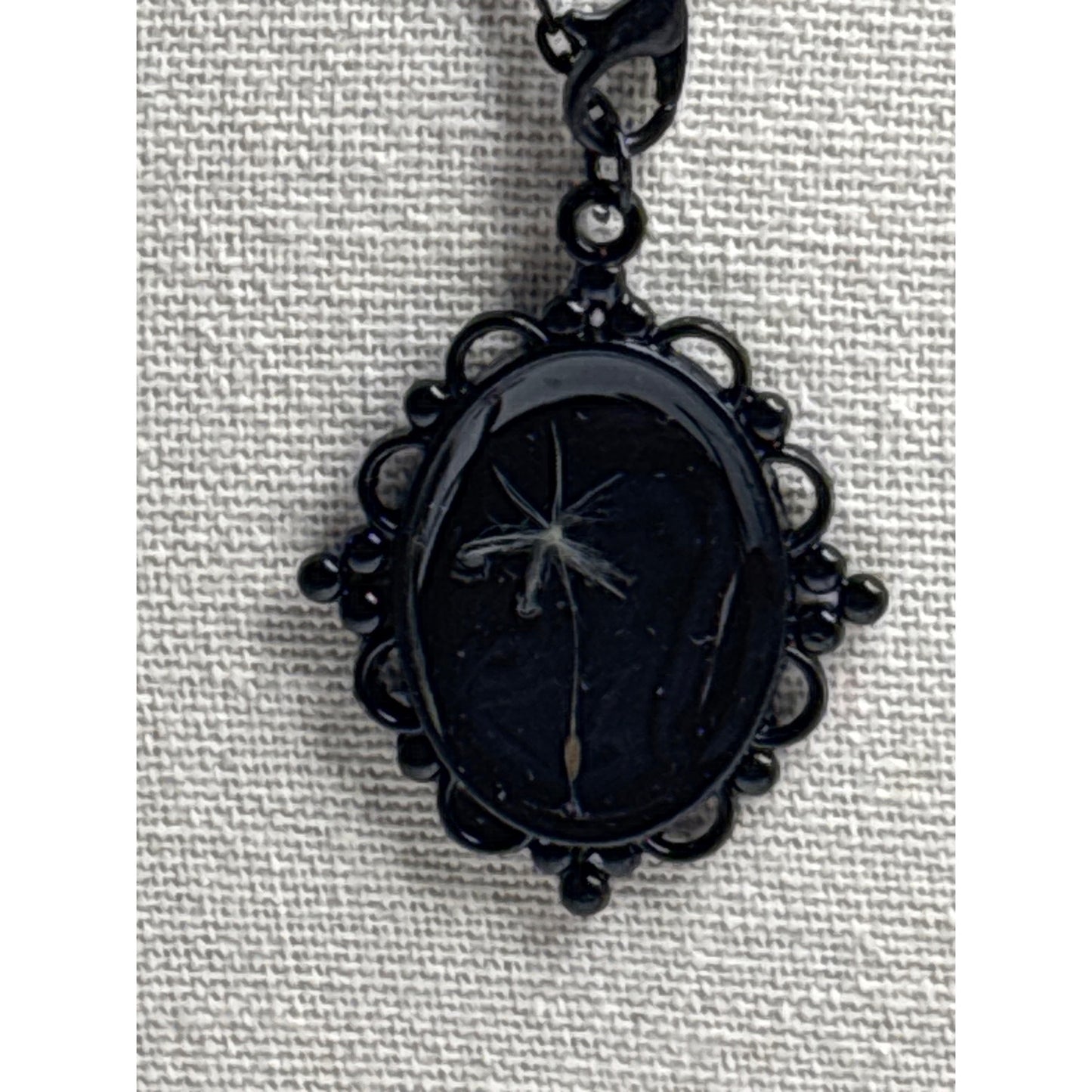 Handcrafted Real Dandelion Seed Pendant Necklace Made in San Diego