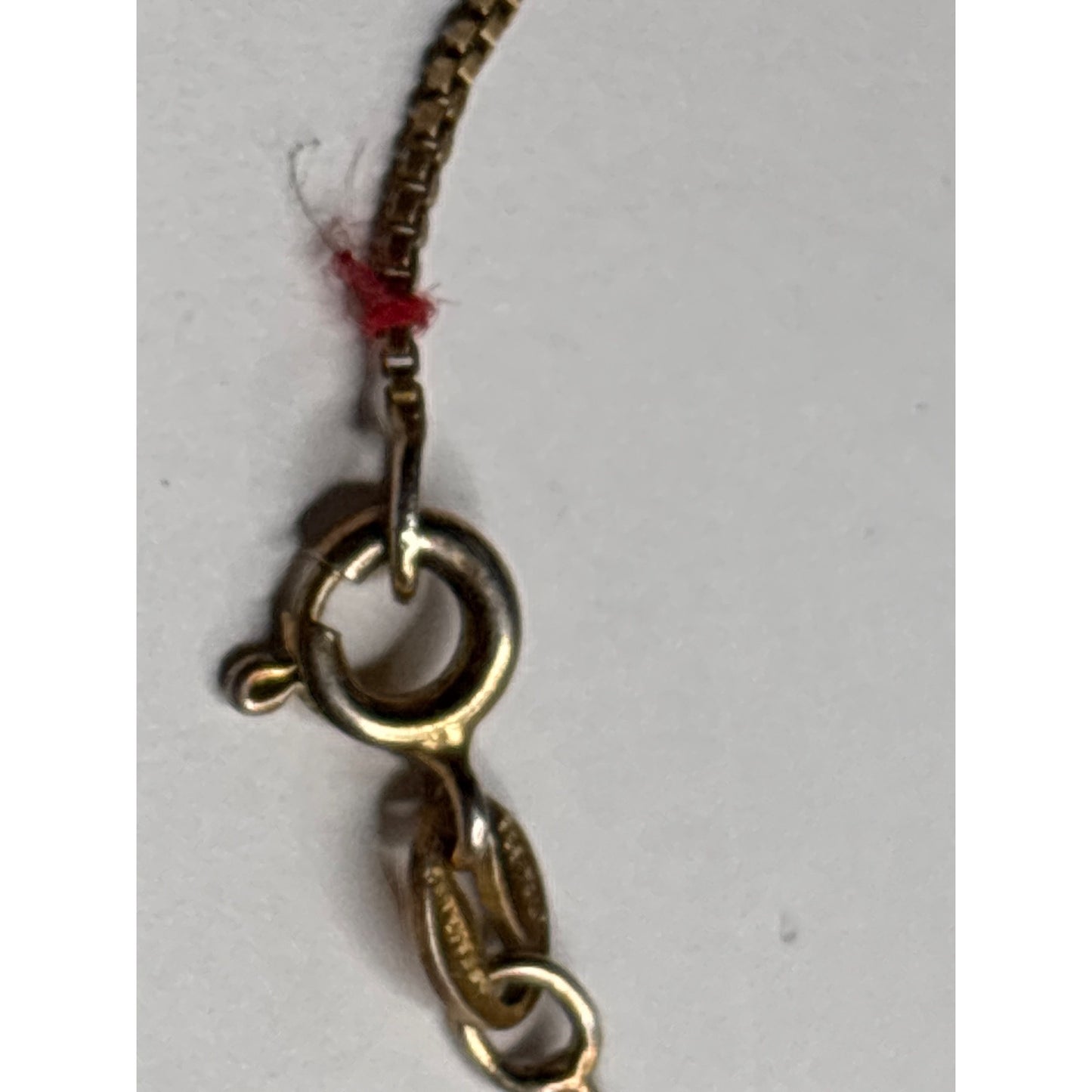 Vintage Danecraft 925 Gold-Plated Chain: Pressed Forget-Me-Knot Pendant Necklace