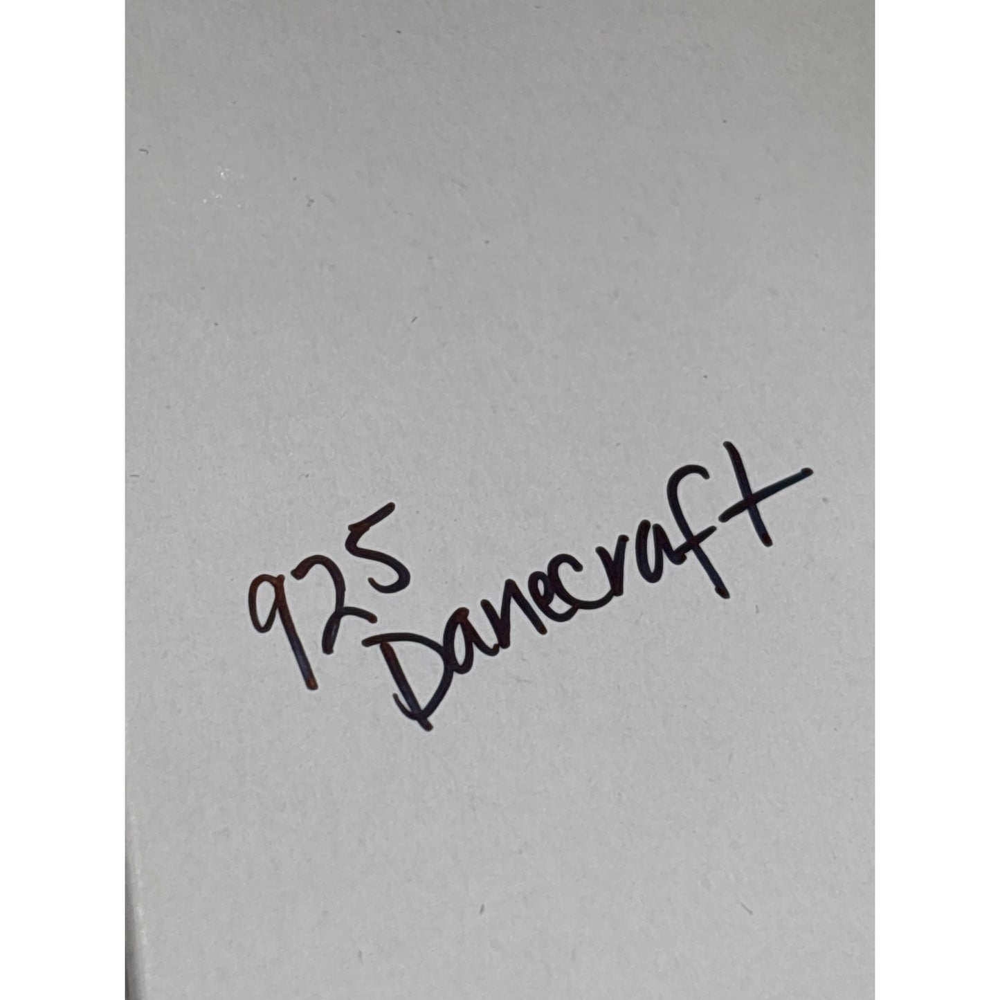 Vintage Danecraft 925 Gold-Plated Chain: Pressed Forget-Me-Knot Pendant Necklace