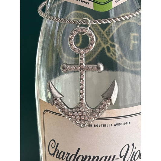 Anchor | Wine Bottle Jewelry by Reimagined from the Chateau | Handcrafted with Love
