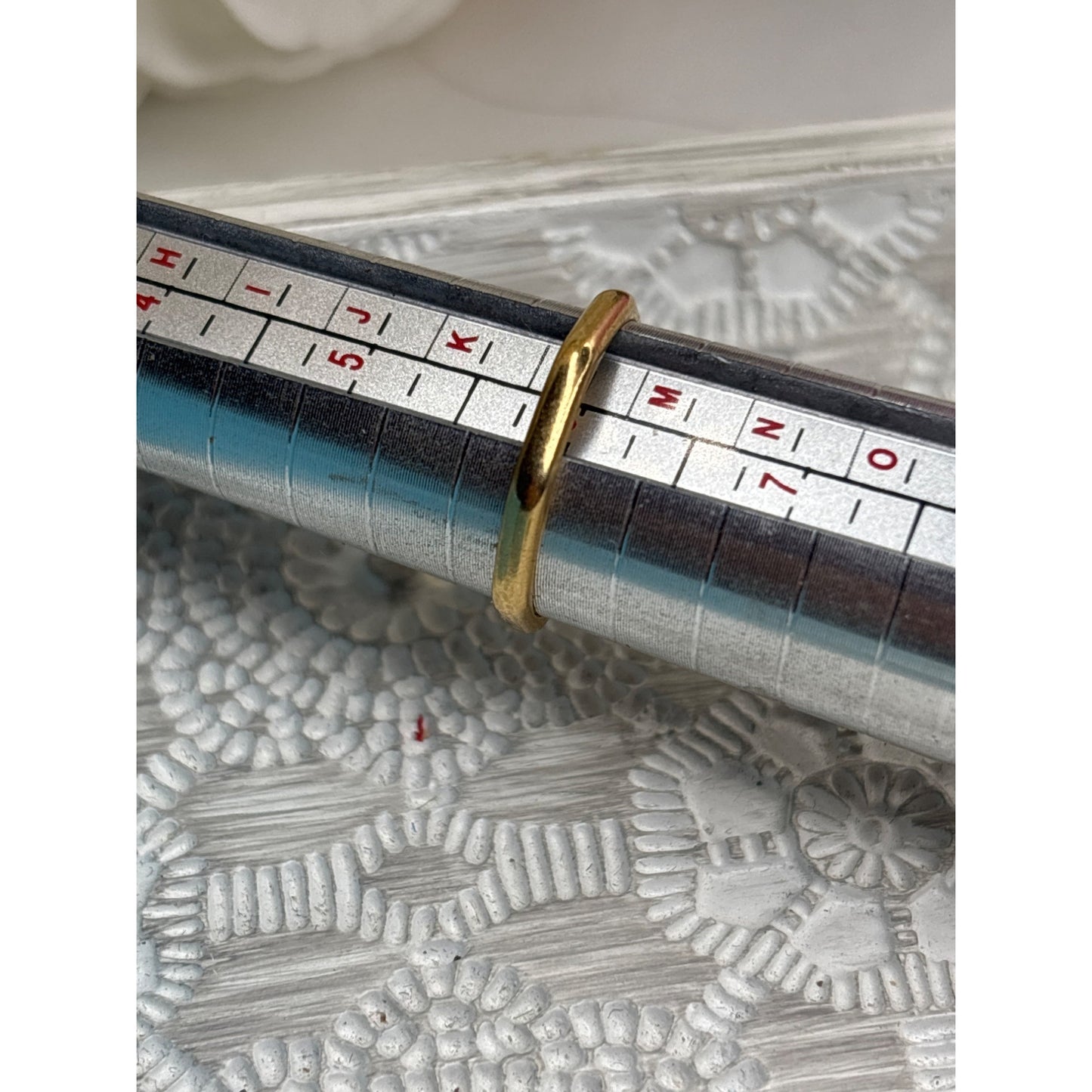 Vintage Royal Ring 18K Yellow Gold Octagonal Wedding Band